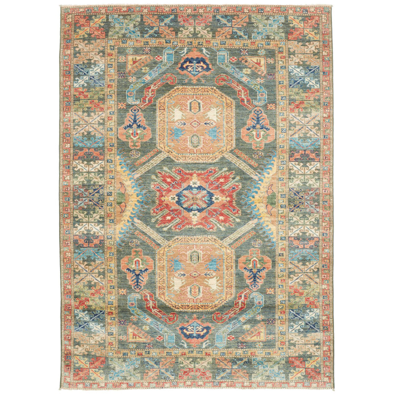Rug Kazak Fine Pakistan 167x235 Emerald Terraco