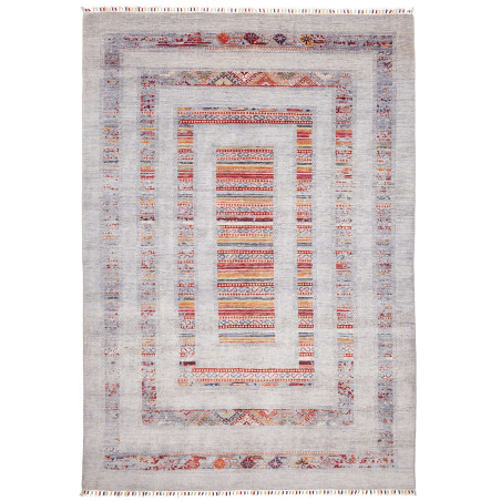 Rug Siva Pakistan 206x296 Light Grayish Blue Te