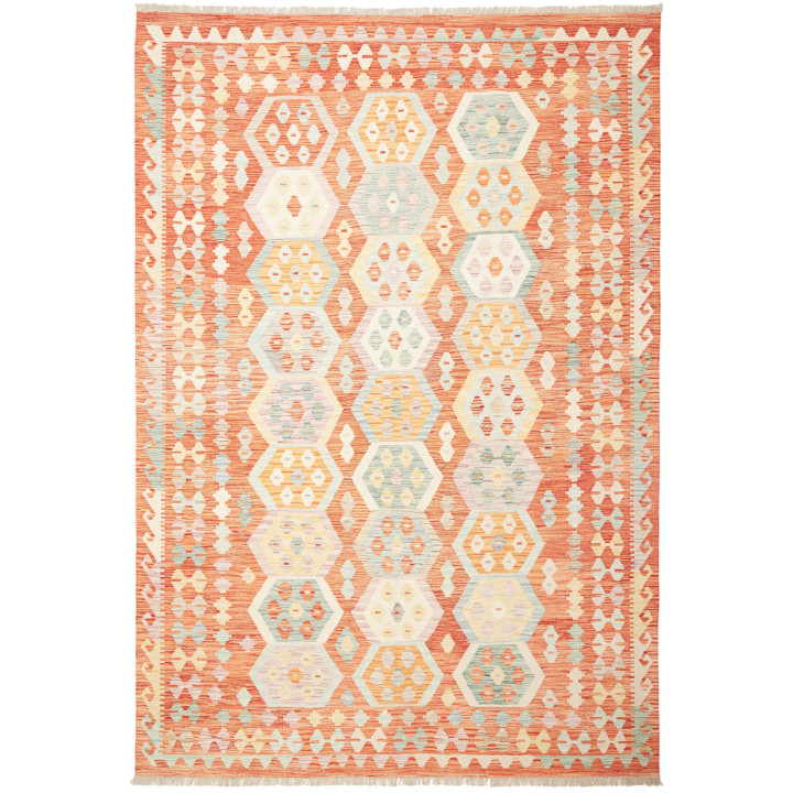 Hand Made Rug Kilim Afghanistan 201x293 Brick R