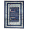 Rug Siva Pakistan 209x294 Deep Blue Light Blue
