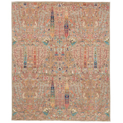 Rug Shahi Fine Pakistan 201x244 Taupe Beige Blu