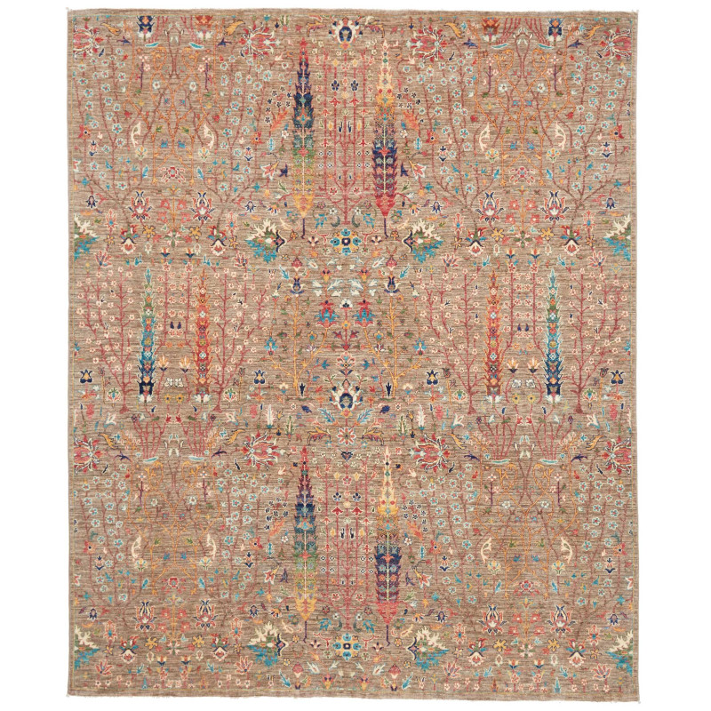 Rug Shahi Fine Pakistan 201x244 Taupe Beige Blu