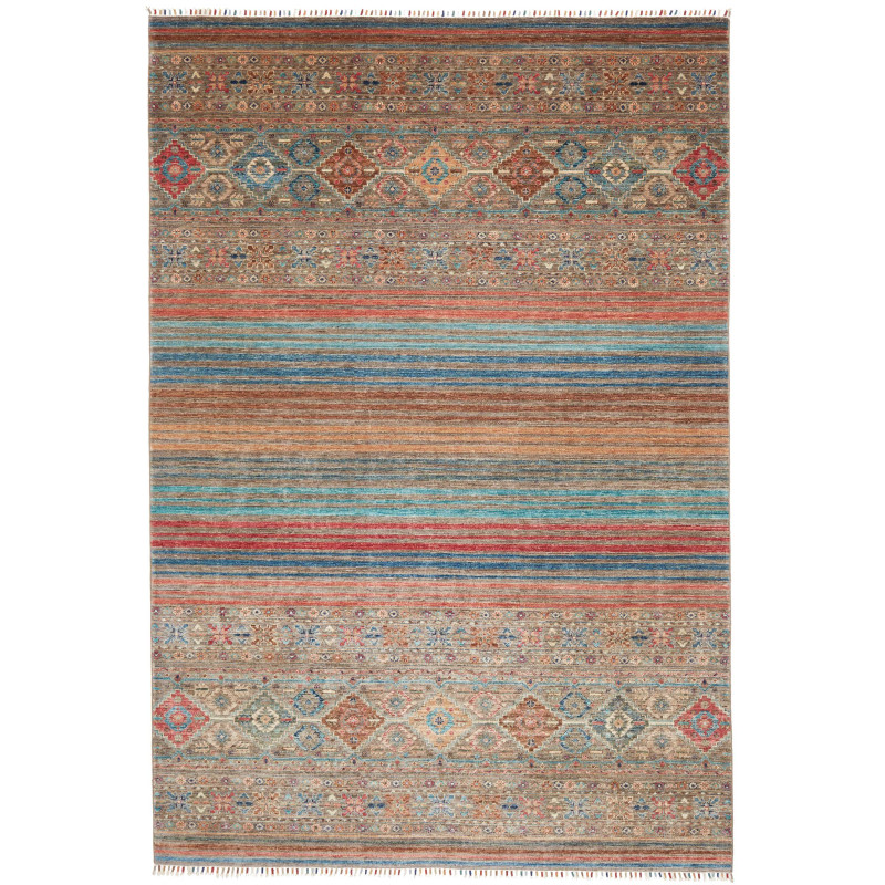 Rug Rubin Pakistan 206x302 Beige Blue Terracott