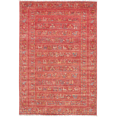 Rug Rubin Pakistan 202x297 Terracotta Red Ocher