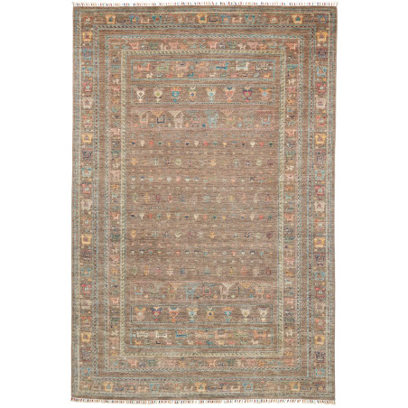 Rug Rubin Pakistan 201x298 Brown Taupe Pastel B
