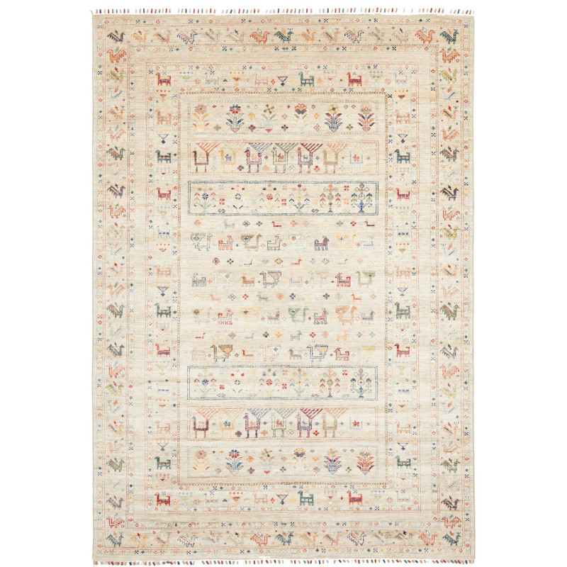 Rug Rubin Pakistan 170x241 Beige Cream Multicol