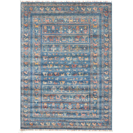Rug Rubin Pakistan 169x235 Blue Terracotta Oran