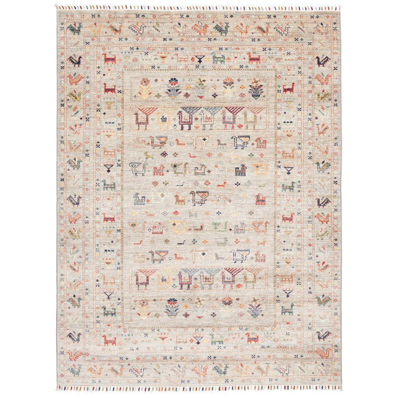 Rug Rubin Pakistan 150x202 Light Beige Multicol