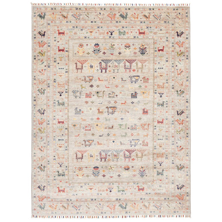 Rug Rubin Pakistan 150x202 Light Beige Multicol