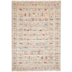 Rug Rubin Pakistan 169x238 Beige Red Blue Green