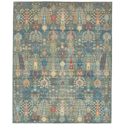 Rug Shahi Fine Pakistan 246x303 Teal Blue Red Y