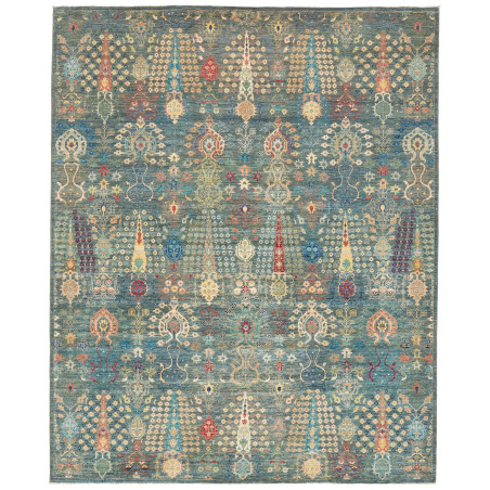 Rug Shahi Fine Pakistan 246x303 Teal Blue Red Y