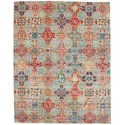 Rug Shahi Fine Pakistan 246x308 Blue Red Orange