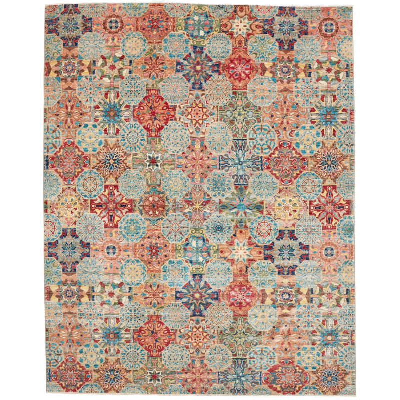 Rug Shahi Fine Pakistan 246x308 Blue Red Orange