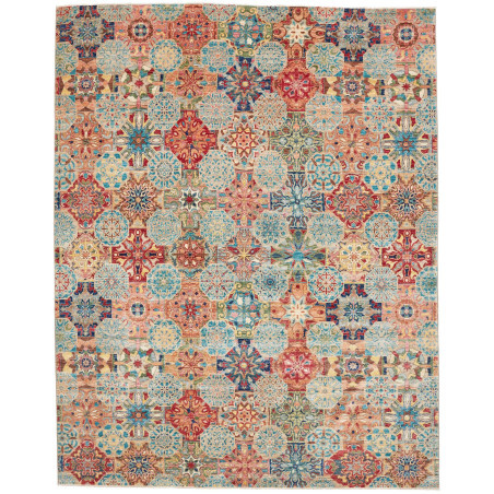Rug Shahi Fine Pakistan 246x308 Blue Red Orange