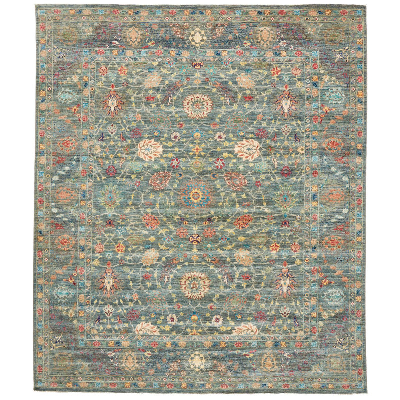 Rug Shahi Fine Pakistan 247x299 Blue Green Terr