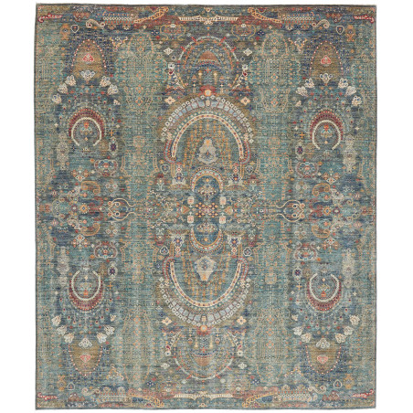 Rug Shahi Fine Pakistan 250x304 Blue Green Teal
