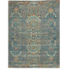 Rug Shahi Fine Pakistan 270x356 Teal Gold Rust
