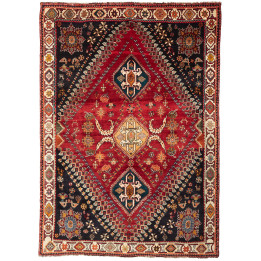 Tappeto Originale Shiraz Persia 183x260 Rosso S