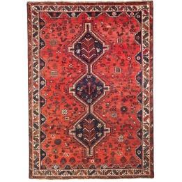 Tappeto Originale Shiraz Persia 177x245 Rosso B