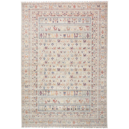 Rug Rubin Pakistan 244x355 Light Sand Grey Past