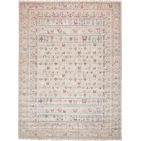 Rug Rubin Pakistan 248x329 Light Grey Beige Mut