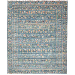 Rug Rubin Pakistan 246x305 Azure Teal Beige Ora