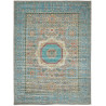 Rug Mamlouk Pakistan 278x377 Teal Blue Cream Or
