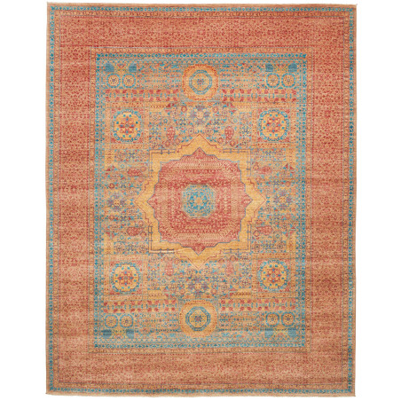 Rug Mamlouk Pakistan 249x310 Terracotta Blue Ye