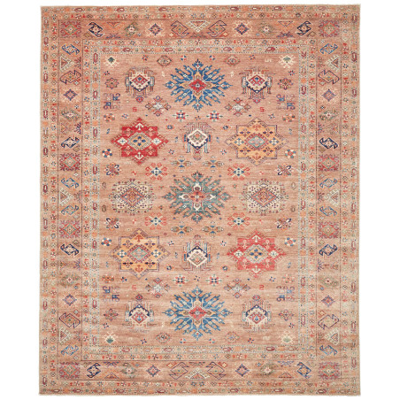 Rug Kazak Fine Pakistan 254x312 Earthy Brown Bl