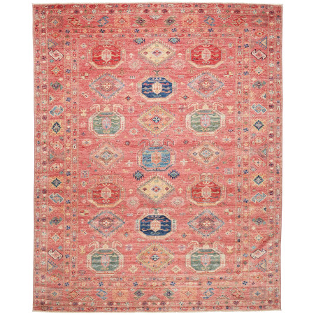 Rug Kazak Fine Pakistan 253x316 Rose Terracotta