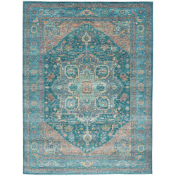 Rug Ziegler Fine Pakistan 241x321 Teal Terracot