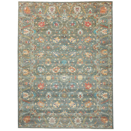 Rug Ziegler Fine Pakistan 276x369 Teal Green Re