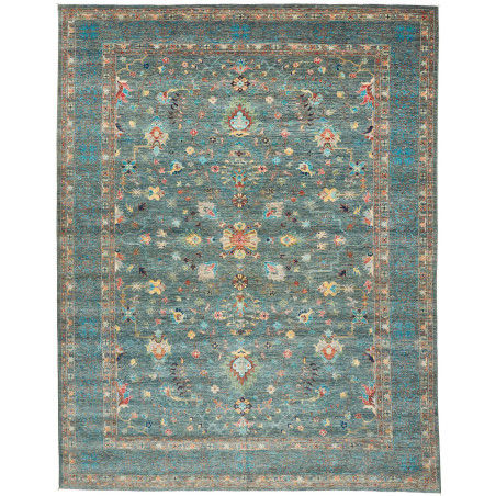 Rug Ziegler Fine Pakistan 246x311 Teal Blue Red