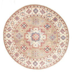 Rug Kazak Afghanistan 238x234 Beige Brown Red B