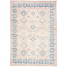 Rug Kazak Afghanistan 200x283 Cream Light Blue