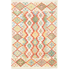 Hand Made Rug Kilim Afghanistan 123x176 Ivory R