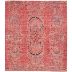 Rug Shahi Fine Pakistan 251x288 Coral Blue Gold