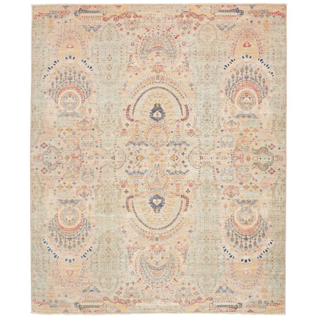 Rug Shahi Fine Pakistan 247x306 Sage Green Beig