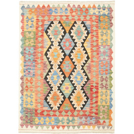 Hand Made Rug Kilim Afghanistan 129x176 Multico
