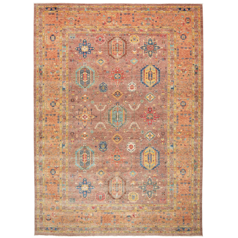 Rug Tribal Pakistan 272x379 Terracotta Rust Bro