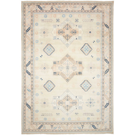 Rug Kazak Afghanistan 301x436 Ivory Cream Light