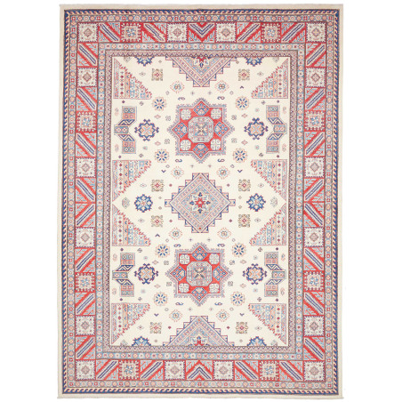 Rug Kazak Afghanistan 248x342 Ivory Cream Red N