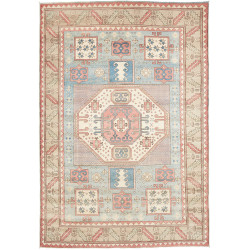 Rug Kazak Afghanistan 199x291 Pastel Blue Salmo