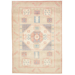 Rug Kazak Afghanistan 188x276 Beige Sand Coral