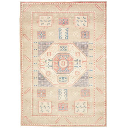 Rug Kazak Afghanistan 188x276 Beige Sand Coral