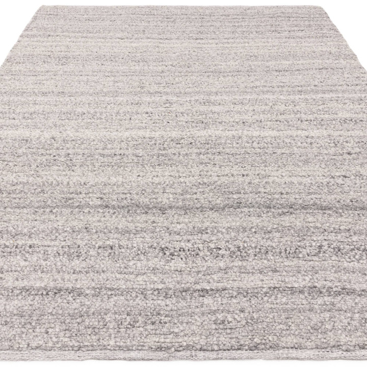 Tappeto Abbus geometrico grigio chiaro e grigio