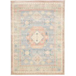 Rug Kazak Afghanistan 205x283 Grey Blue Dusty R