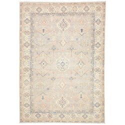 Rug Kazak Afghanistan 201x283 Light Grey Beige