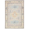 Rug Kazak Afghanistan 182x273 Taupe-gray Sky Bl